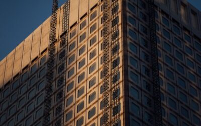 a very tall building with lots of windows