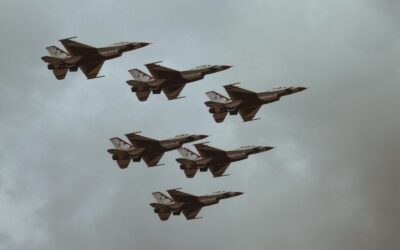 six fighter jets