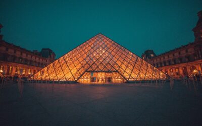 The Louvre Museum during night